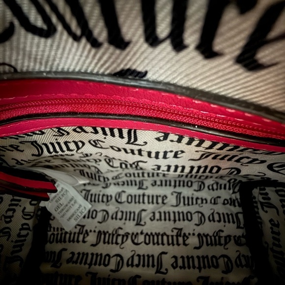 Juicy Couture Free Love satchel handbag in bright pink - Picture 6 of 9